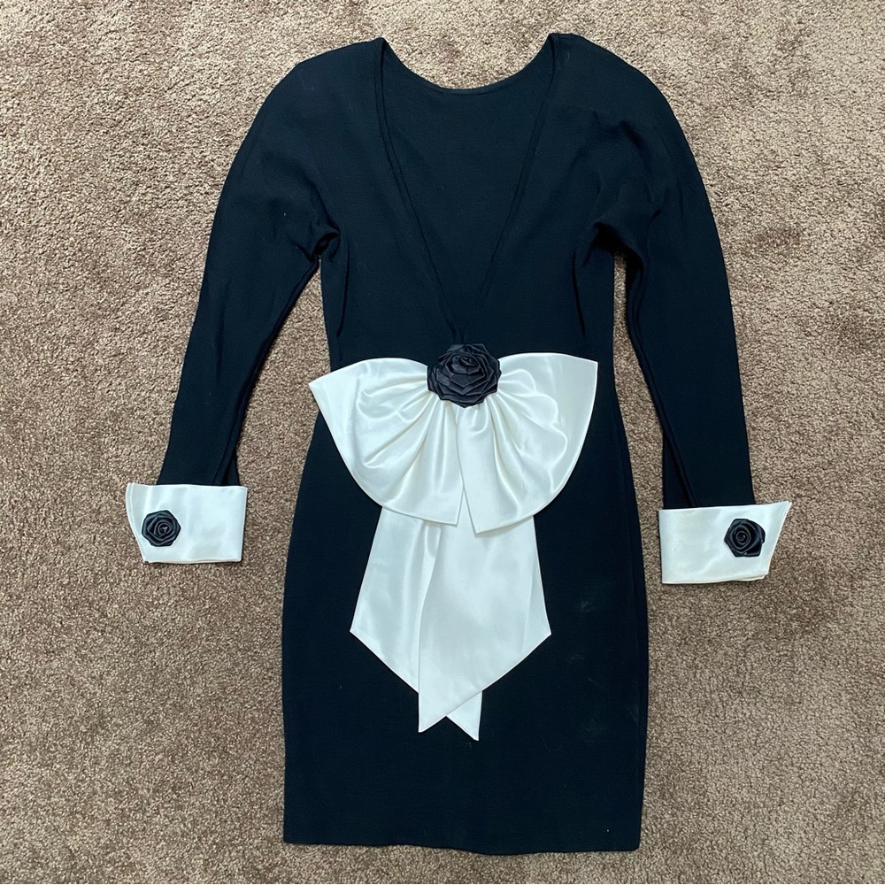 Andrea Jovine Size S Wool Long Sleeve Dress